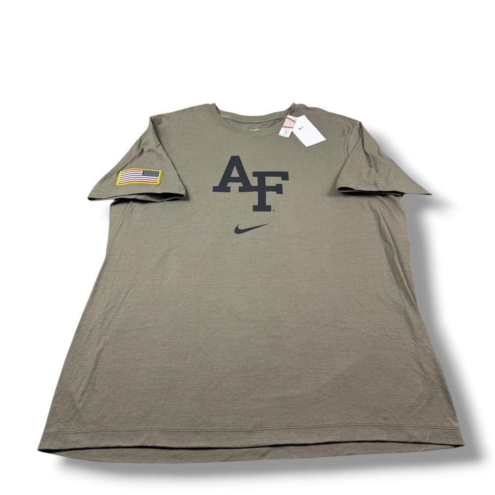 NWT Nike Air Force Falcons Military Pack T-Shirt Olive Green/Black Mens XL USA